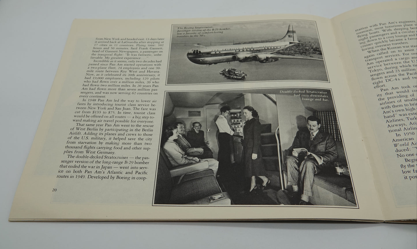 Airline Ephemera...scarce copy of the The First 50 Years of PAN AM