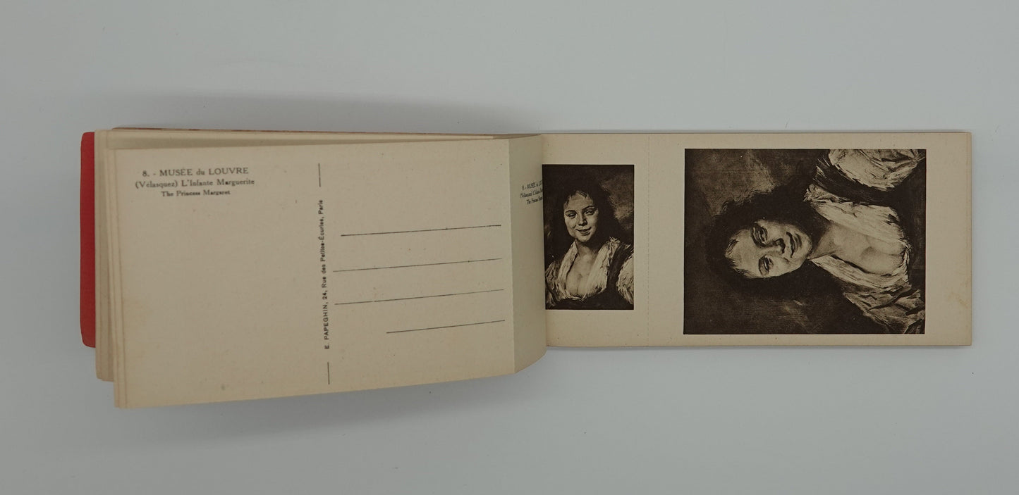 Vintage Postcard booklet from Musee Du Louvre, 1950s
