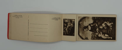 Vintage Postcard booklet from Musee Du Louvre, 1950s