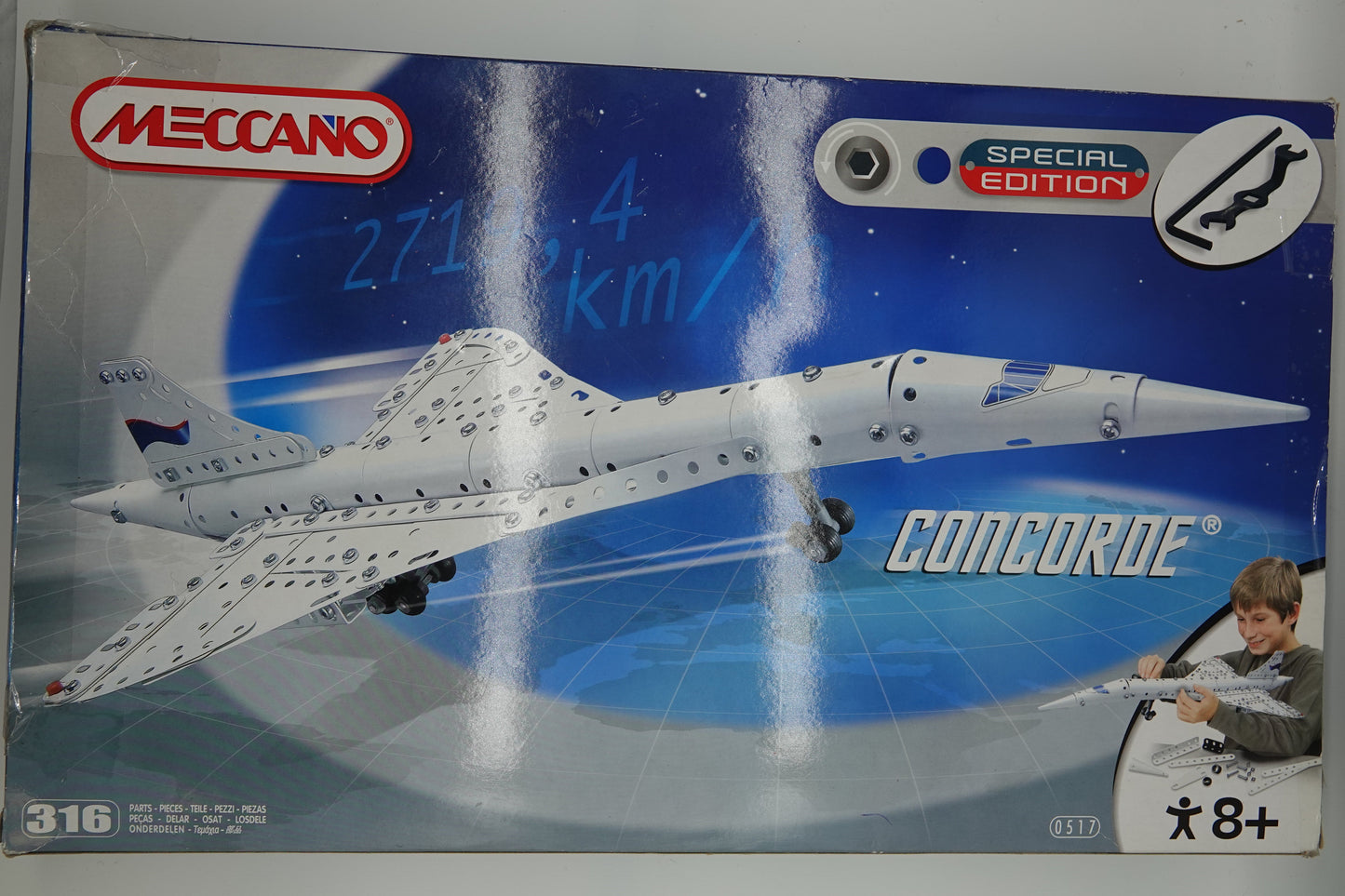 The coolest Meccano ever. Its Concorde!