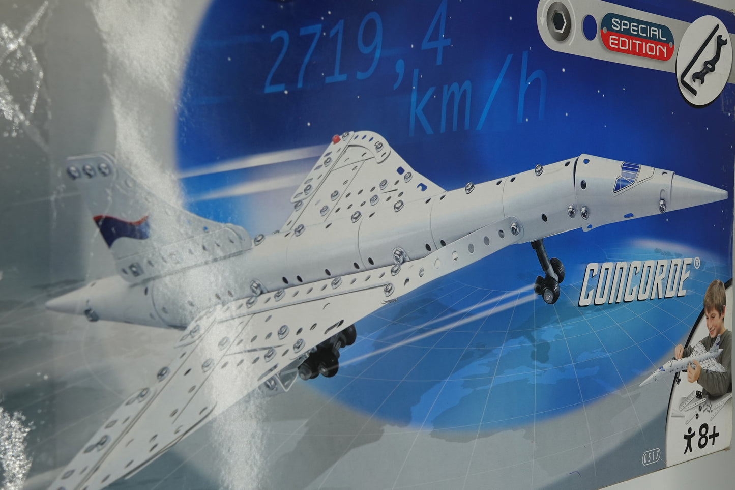 The coolest Meccano ever. Its Concorde!