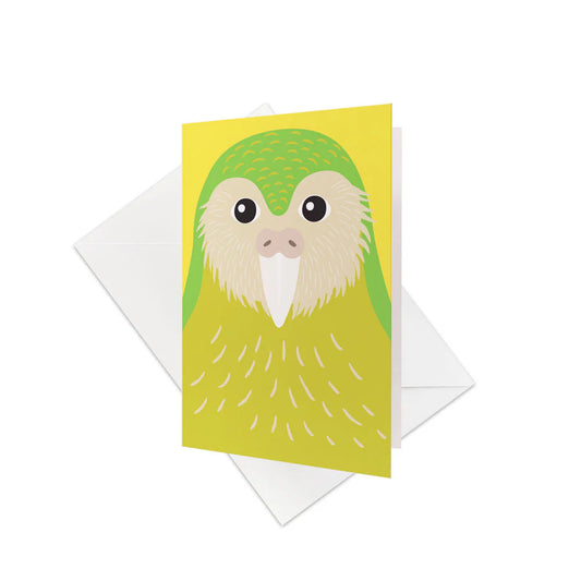 Bright Kakapo - Mini Gift Card & Envelope