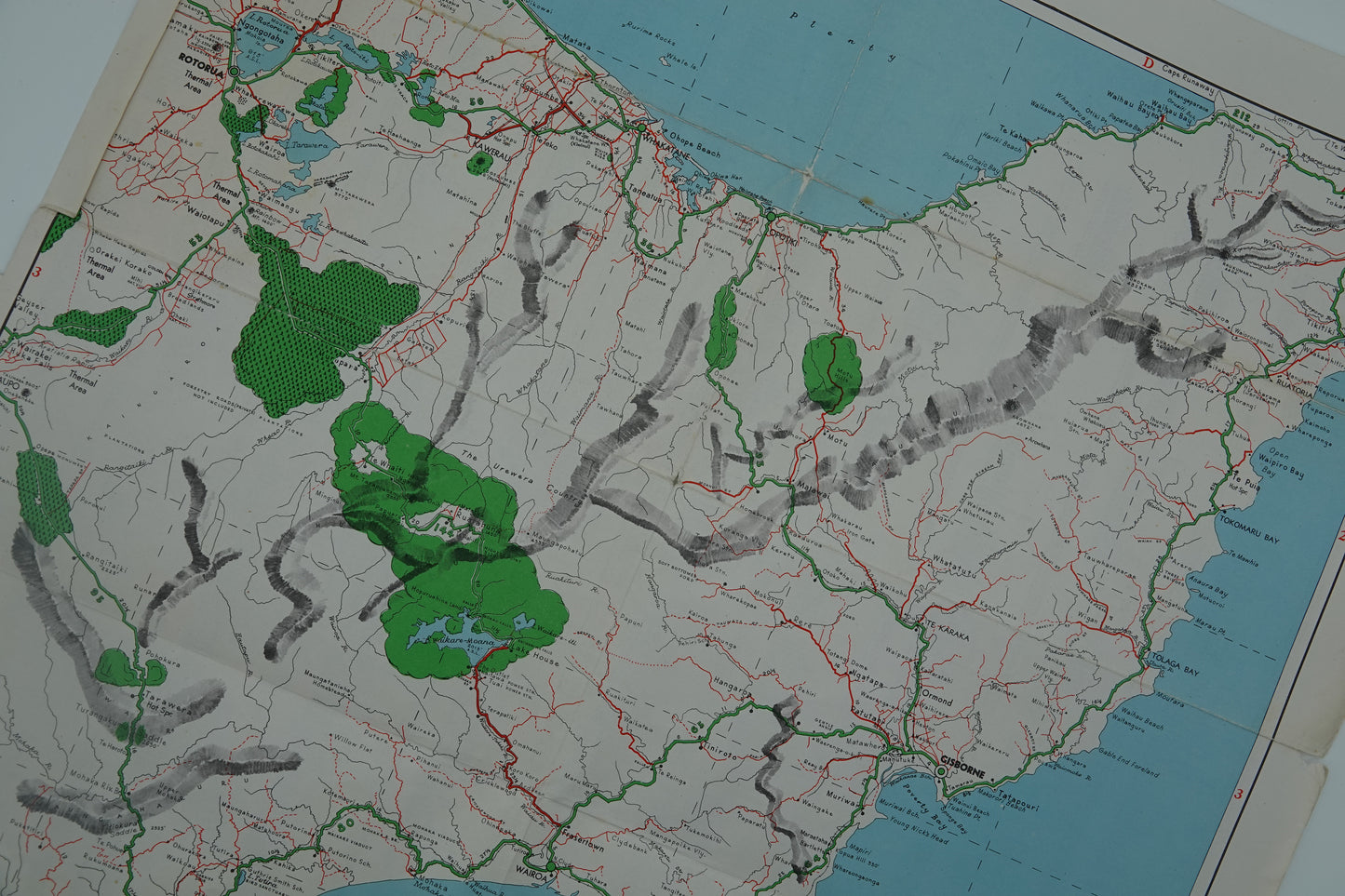Vintage Automobile Association Motor Touring Maps of New Zealand
