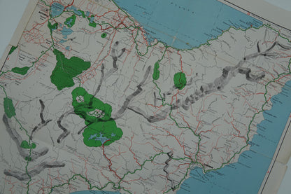 Vintage Automobile Association Motor Touring Maps of New Zealand