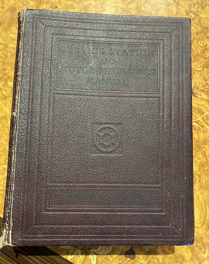 A treasure for every collector of motoring history.... The Service Station and Motor Mechanics' Manual, 1940