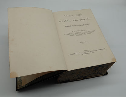 A first edition medical treasure.... Ladies Guide in Health and Disease” by J H Kellogg