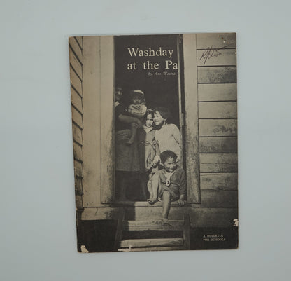Rare copy of Washday at the Pa by Ans Westra, first edition with ephemera!