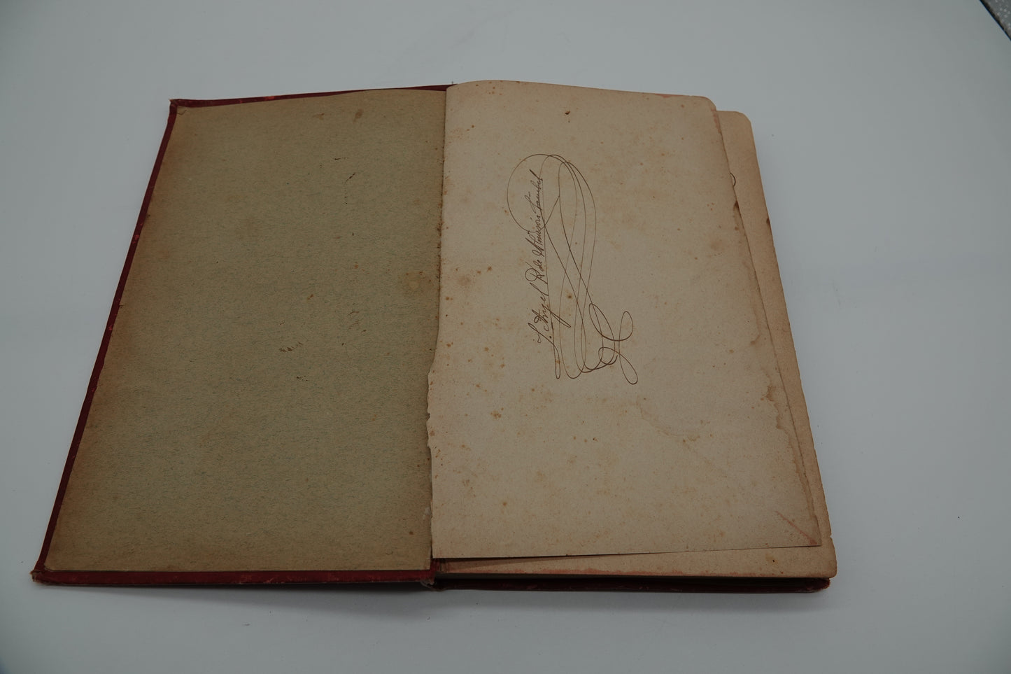 A stunning book of science with beautiful inscriptions.... Elementos De Quimica, 1893