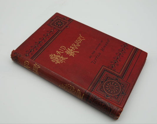 Maid Marjory, a lovely red cloth, gilted and embossed pocket book