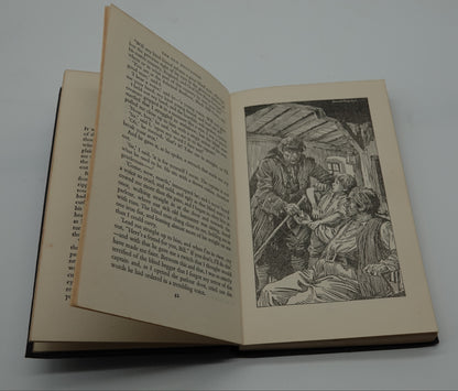 A lovely half leather pocket edition of Treasure Island, R.L. Stevenson, 1962
