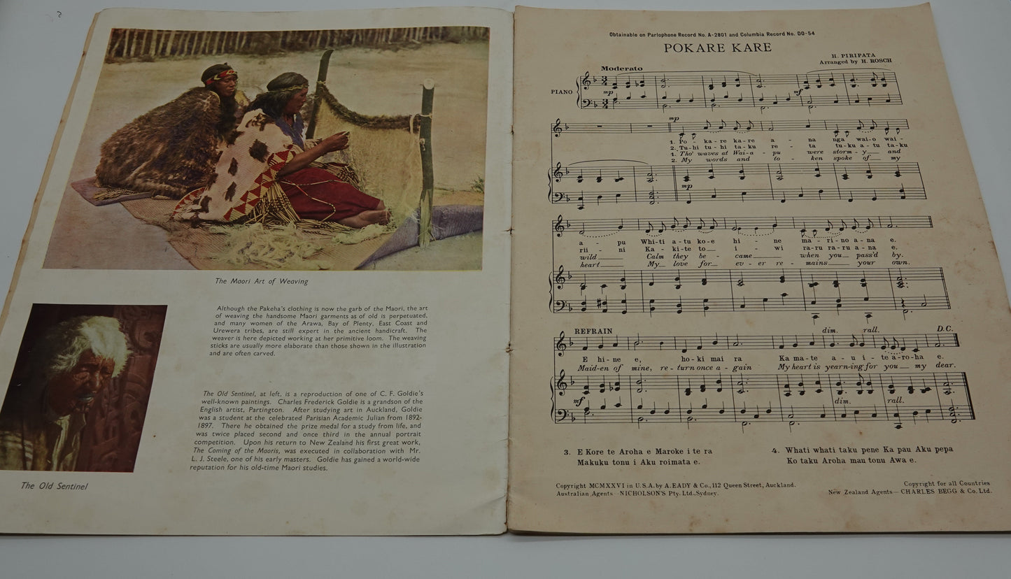 Famous Maori Songs... stunning ephemera
