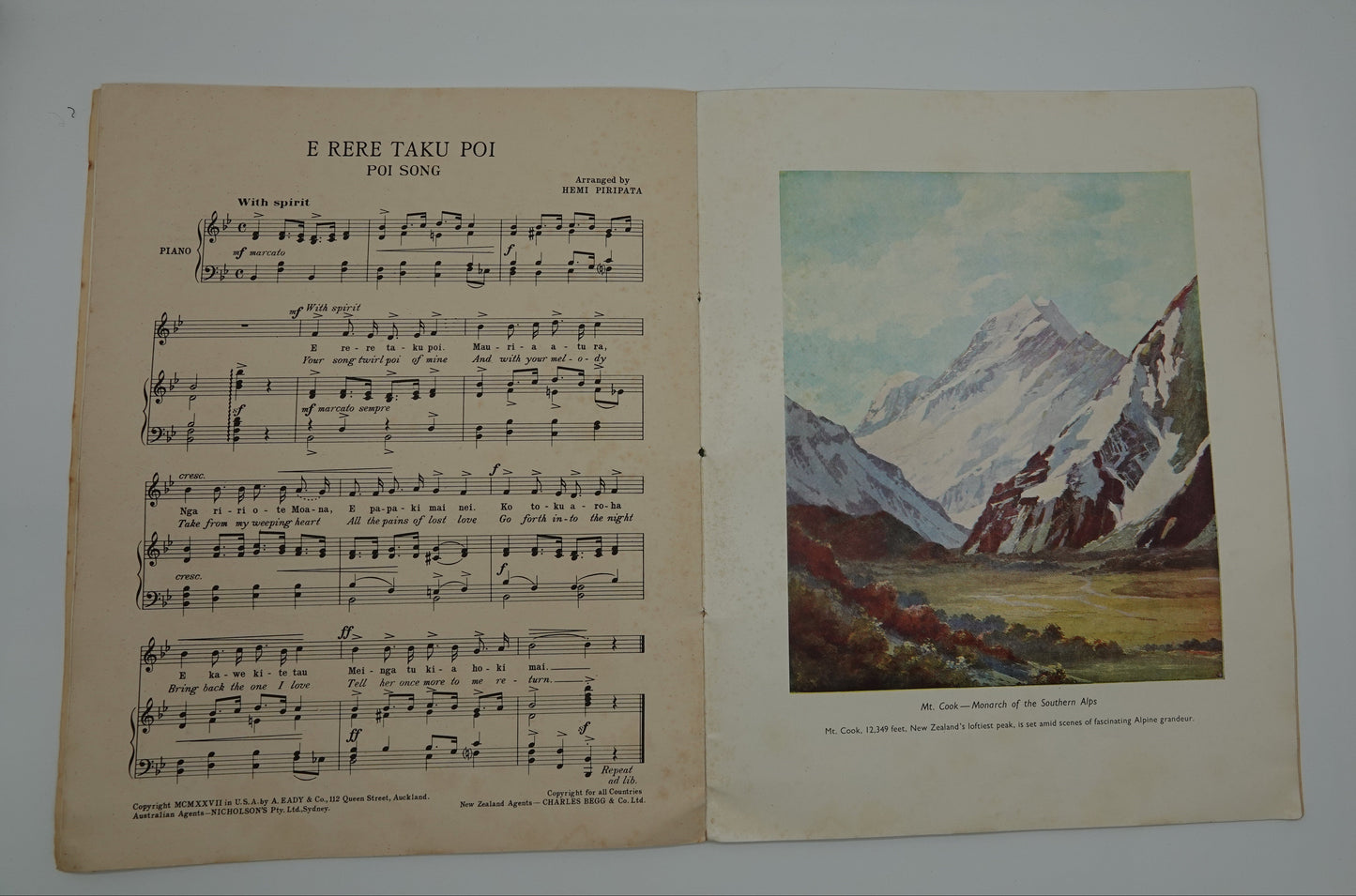 Famous Maori Songs... stunning ephemera