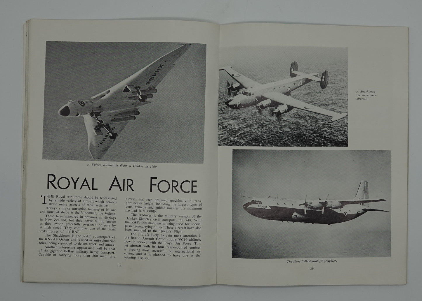 Important Aviation ephemera... Auckland International Airport Opening Ceremony Souvenir Programme