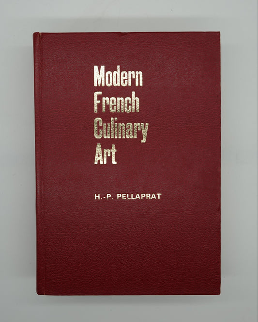 Modern French Culinary Art, H.P Pellaprat, a stunning gilted half leather book.