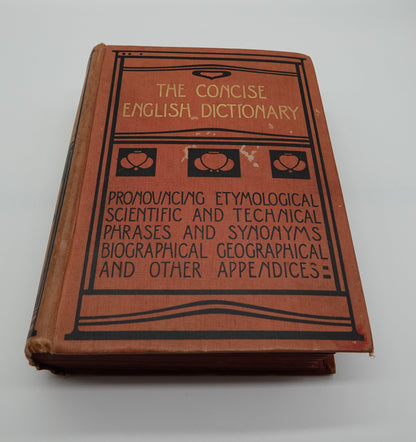 A 1900 edition of The Concise English Dictionary