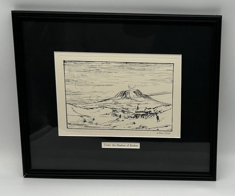Historic Antarctic art... a limited edition set of of G. Marston sketches produced from the original book 'Aurora Australis'