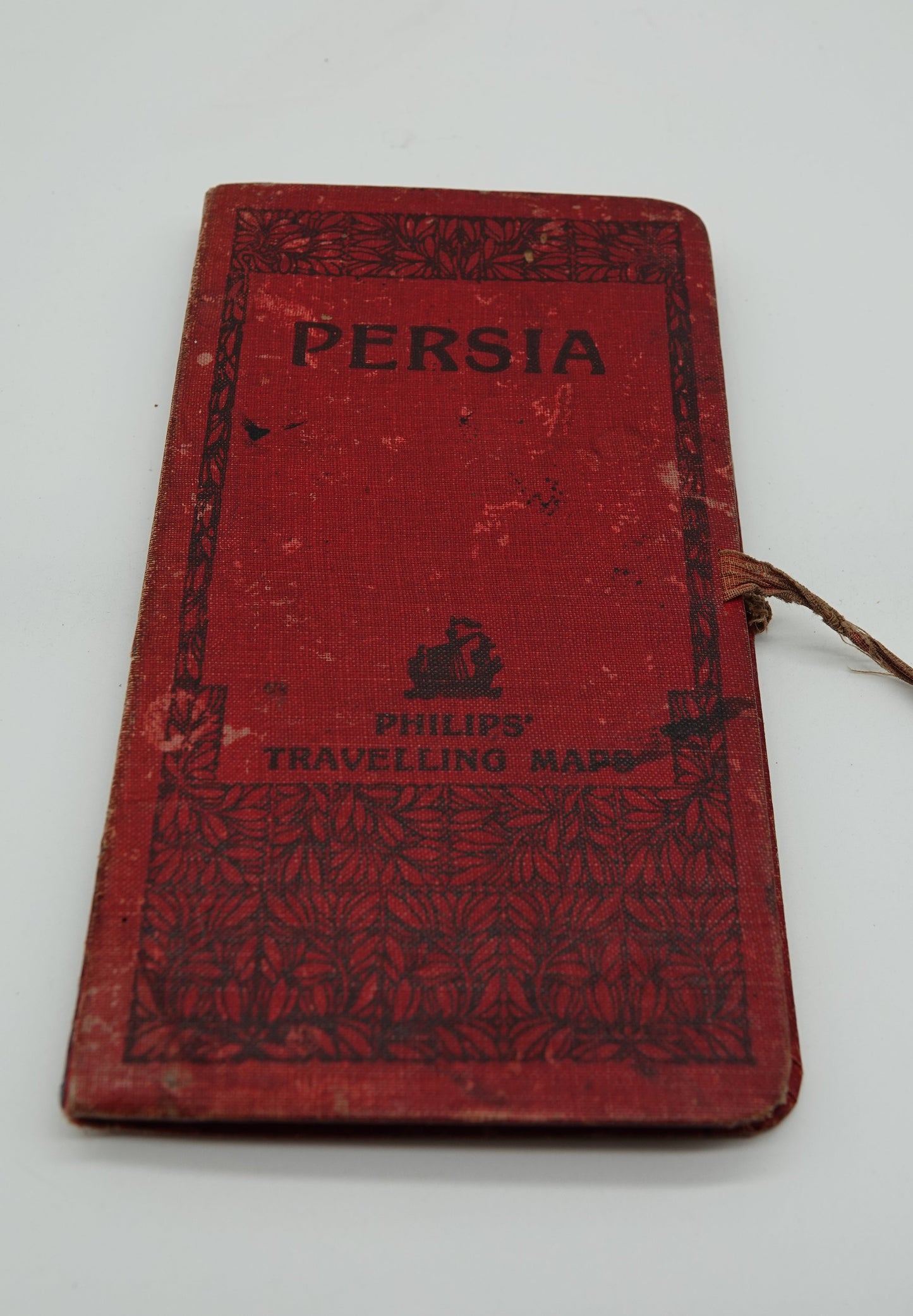 A rare Philips' Travelling Map of PERSIA, from the 1920s