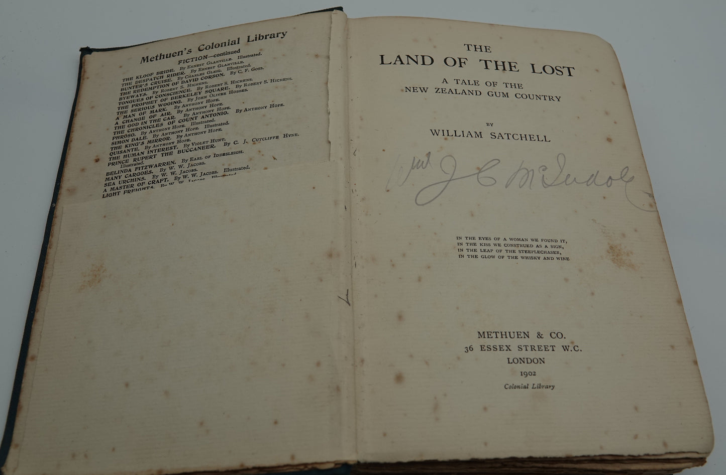The Land of the Lost - A Tale Of The New Zealand Gum Country