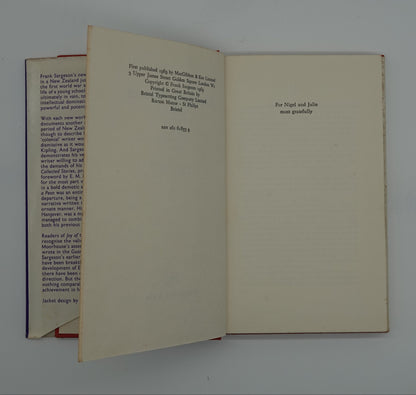 First edition Frank Sargeson.... Joy of the Worm
