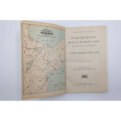 Rare and historic account of tramping at Lake Waikaremoana by Elsdon Best..