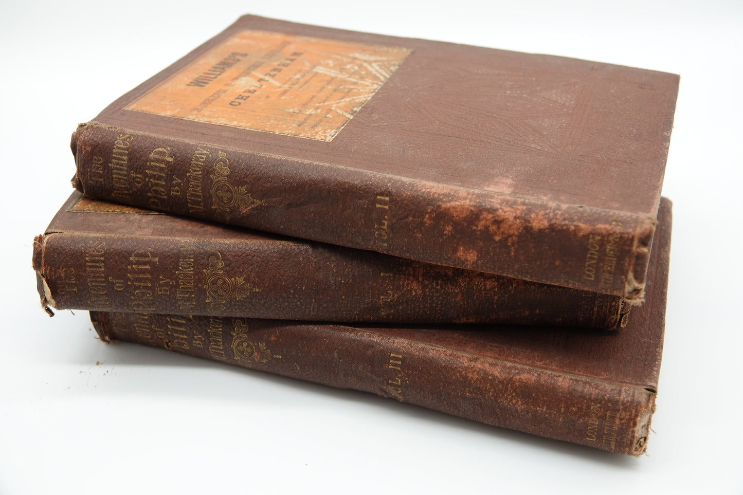 Rare first edition Thackeray novel.... The Adventures of Philip on his way around the world