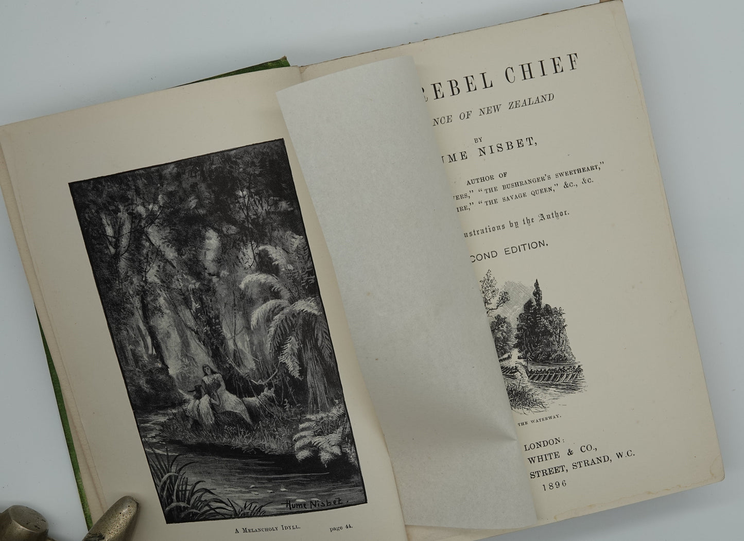 The Rebel Chief - a Romance of New Zealand, scarce second edition