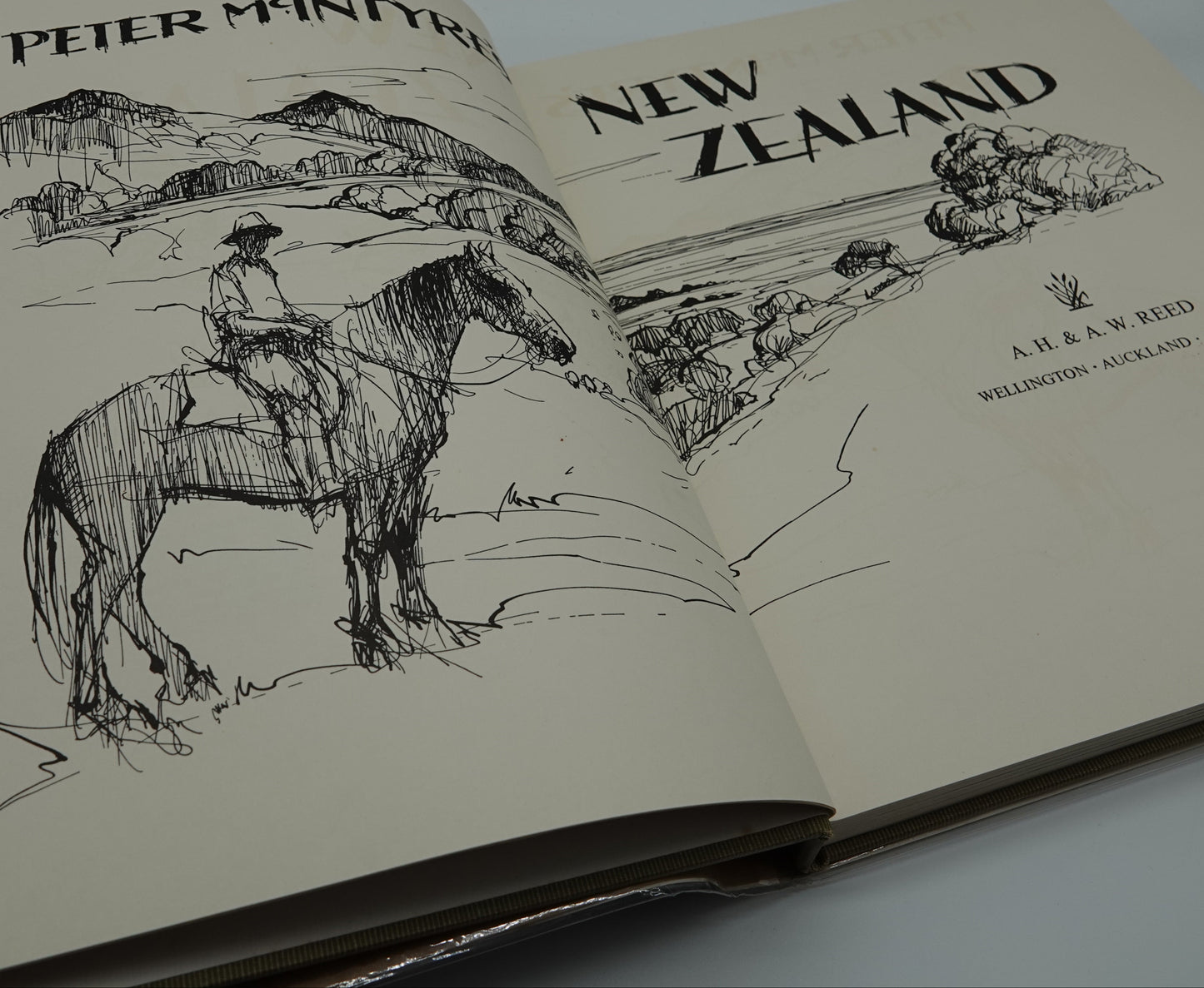 A classic for any art book collector....   Peter McIntyre's New Zealand
