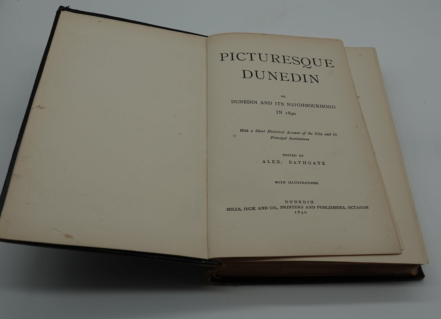 Picturesque Dunedin, a scarce first edition, 1890