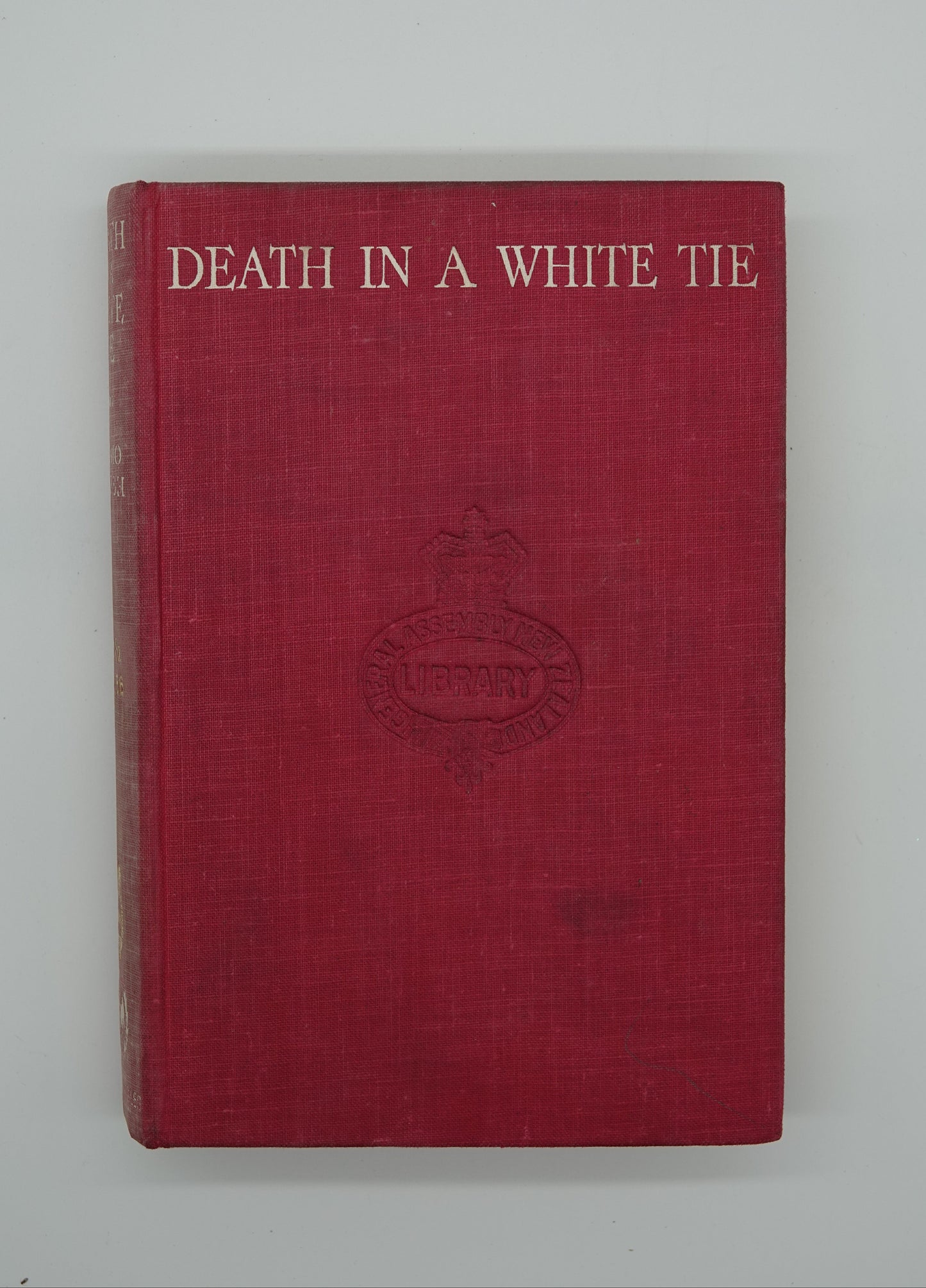 Ngaio Marsh, rare first edition, ex NZ General Assembly library