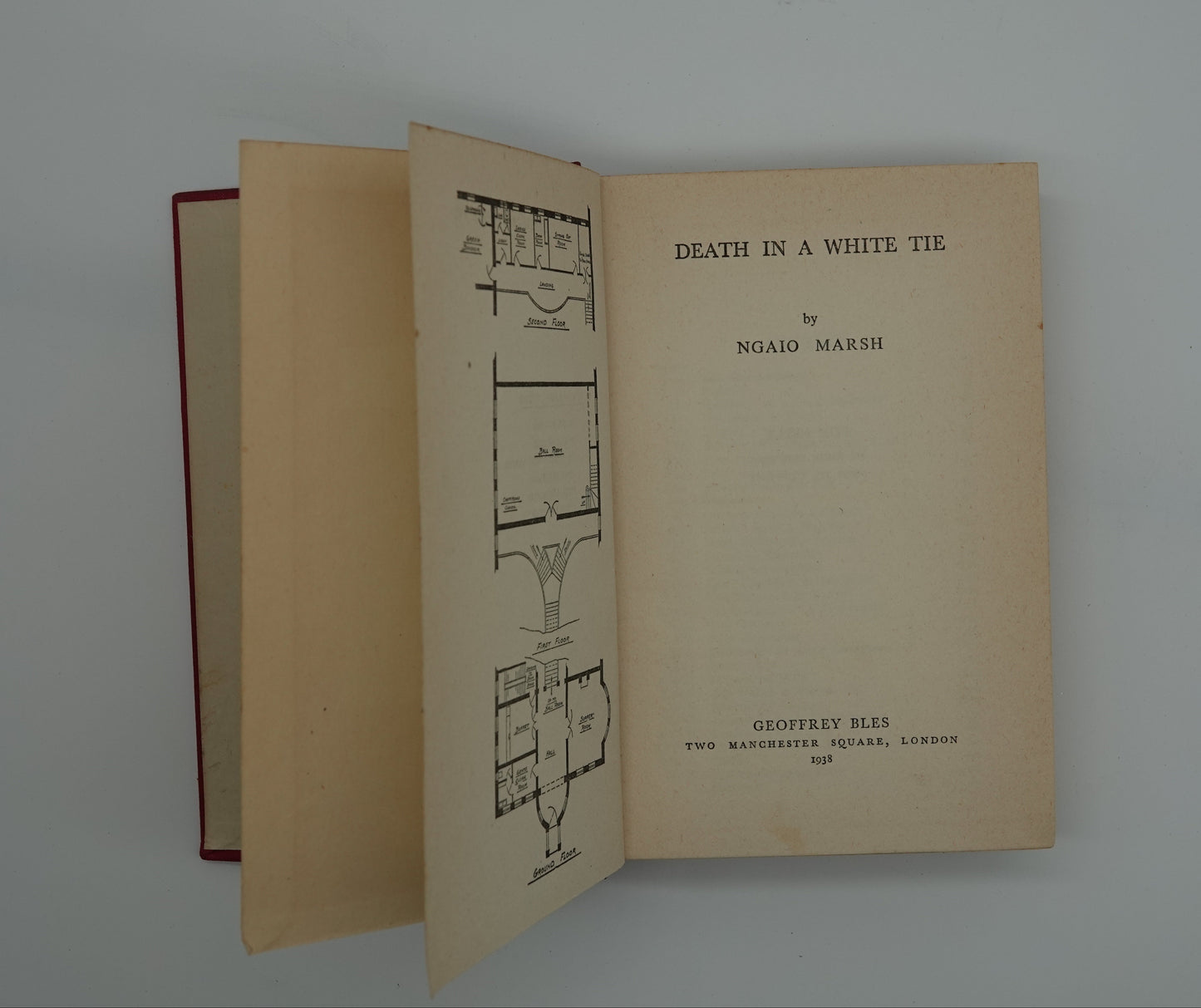 Ngaio Marsh, rare first edition, ex NZ General Assembly library