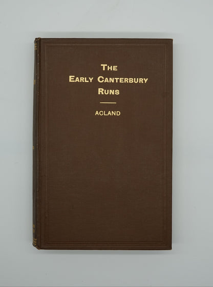 The Early Canterbury Runs, first edition with fold out map