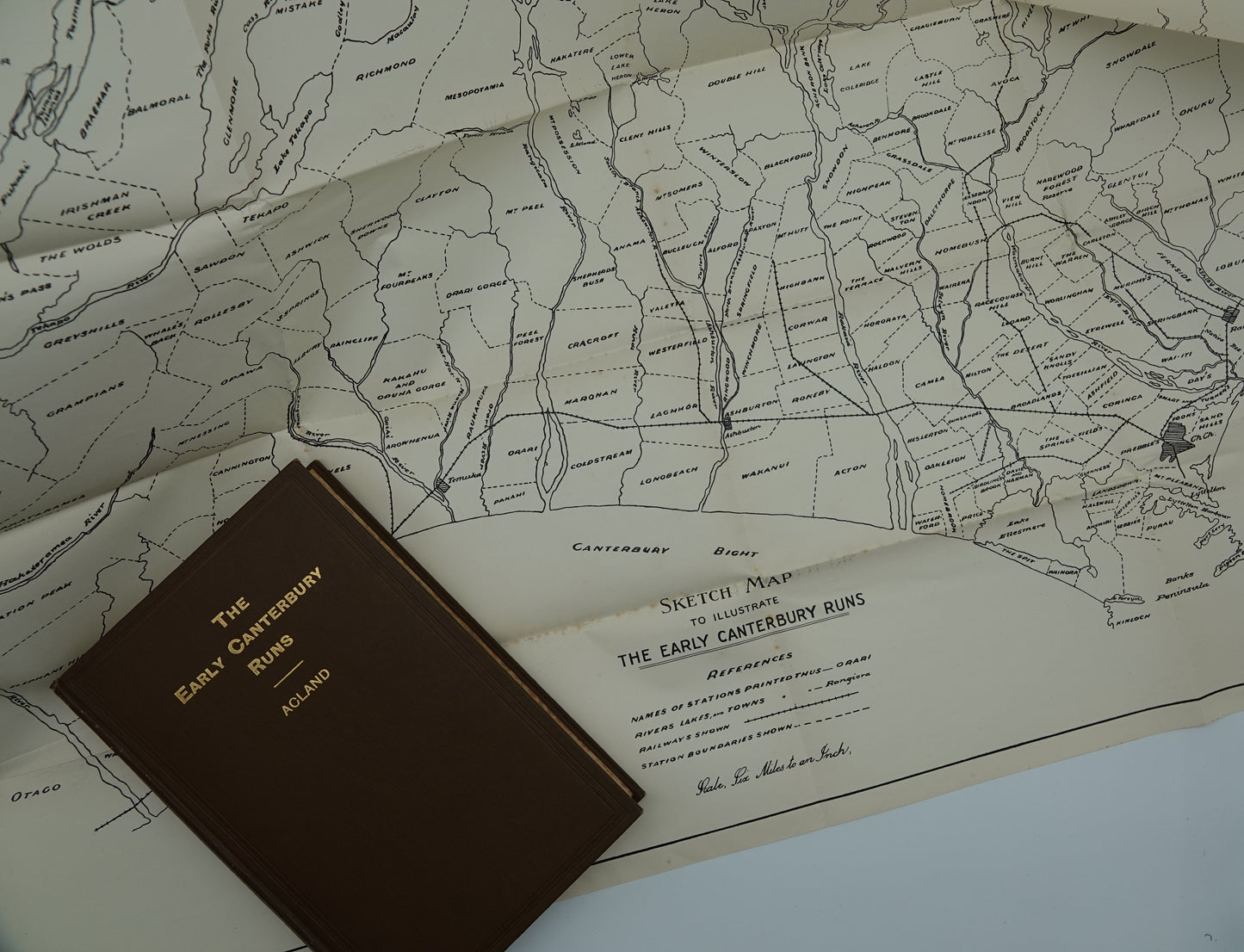 The Early Canterbury Runs, first edition with fold out map