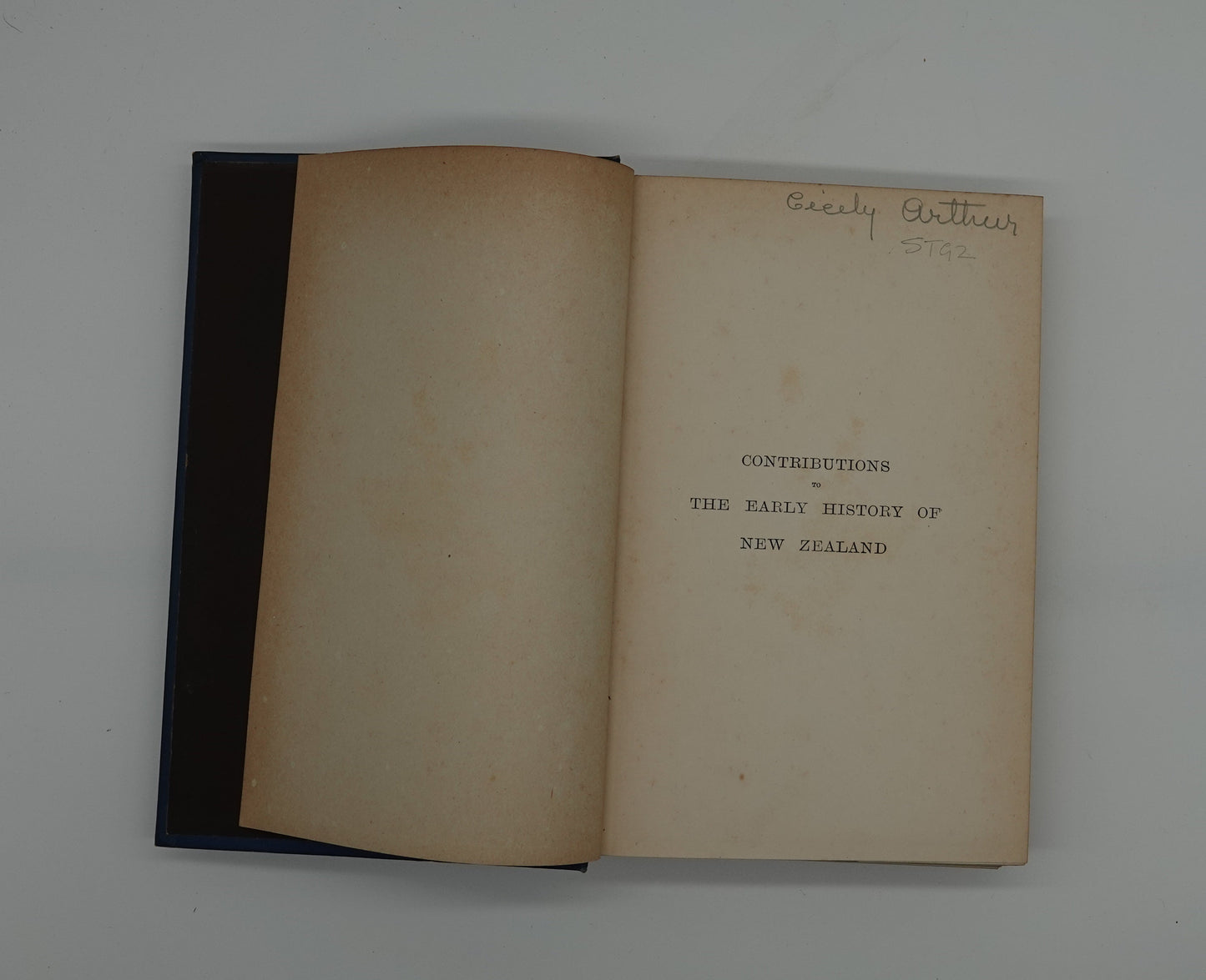 Contributions to the Early History of New Zealand (Otago), first edition 1898
