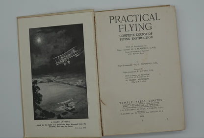 A stunning rare first edition iconic aviation book - Practical Flying, 1918