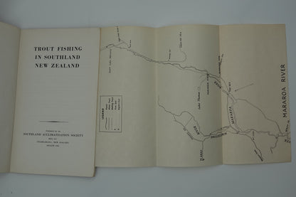 For the keen angler.... a historic little booklet - Trout Fishing in Southland New Zealand