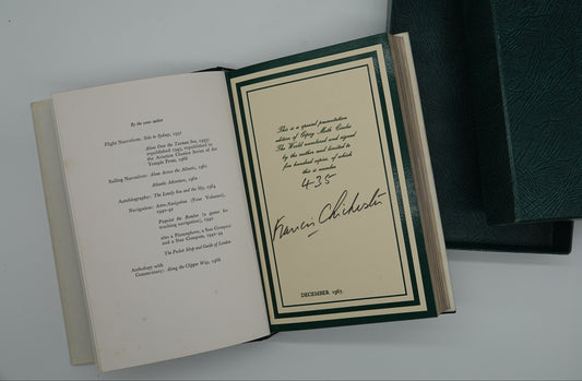 Gipsy Moth Circles the World, a rare signed and boxed limited edition!