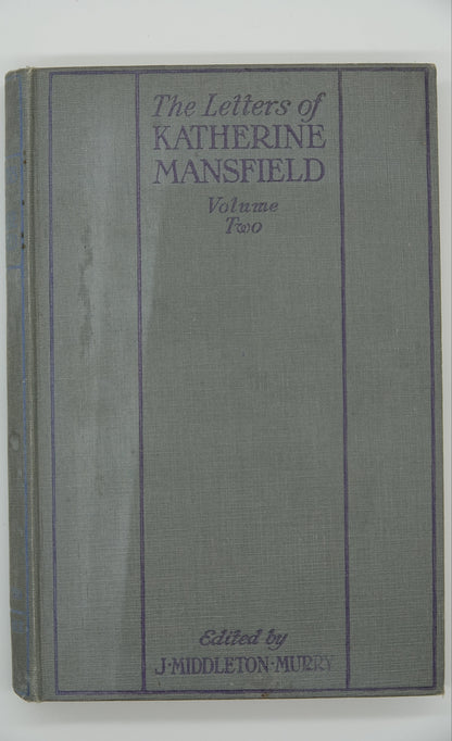 The Letters of Katherine Mansfield, Volumes 1 & 2