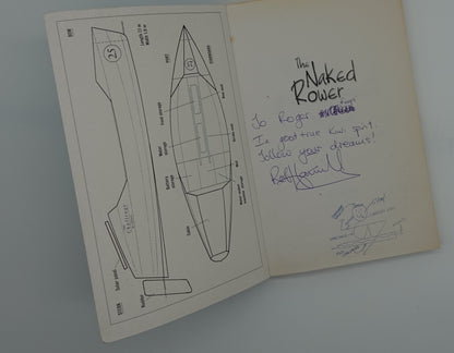Signed and inscribed copy of The Naked Rower - Rob Hamill