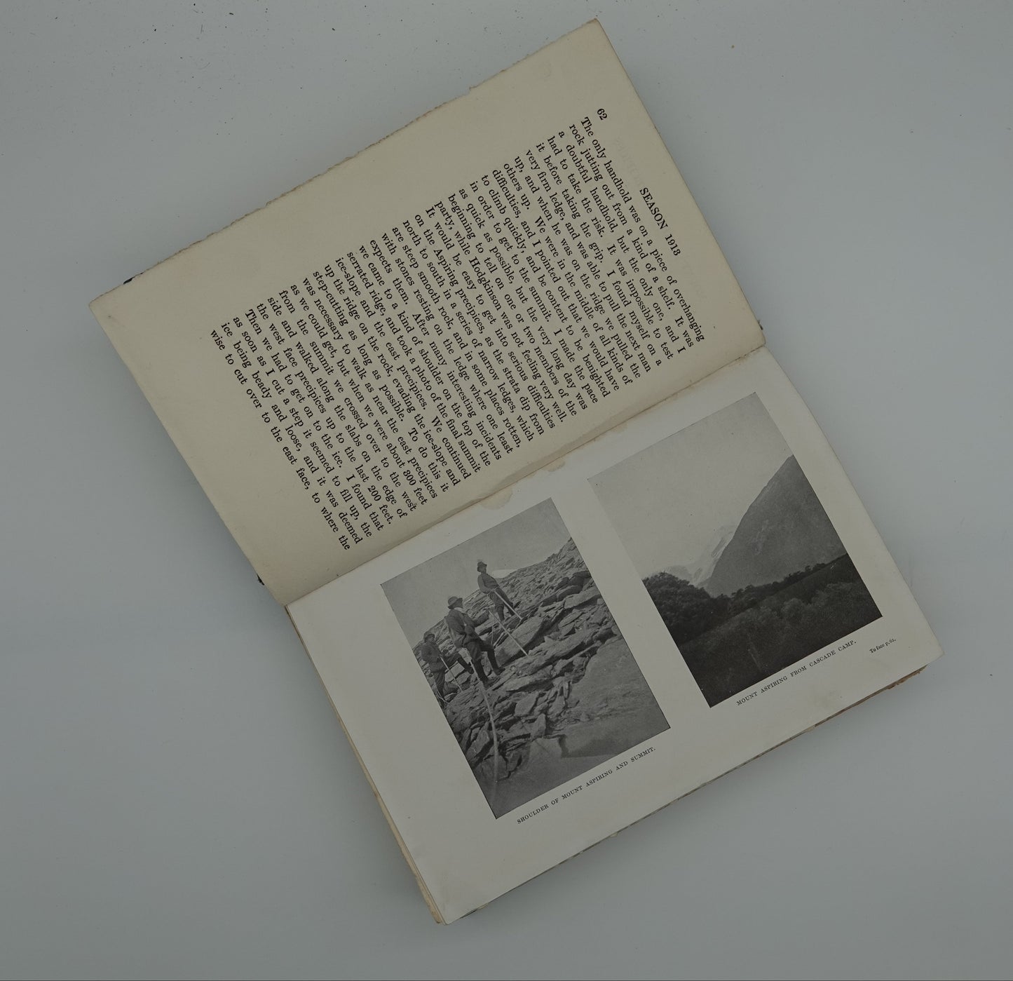 Scarce and collectible climbing literature... The Conquest of the New Zealand Alps	by Samuel Turner, 1922