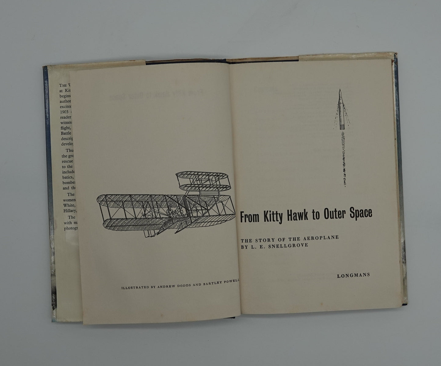 From Kitty Hawk to Outer Space, first edition, 1960 by L E Snellgrove
