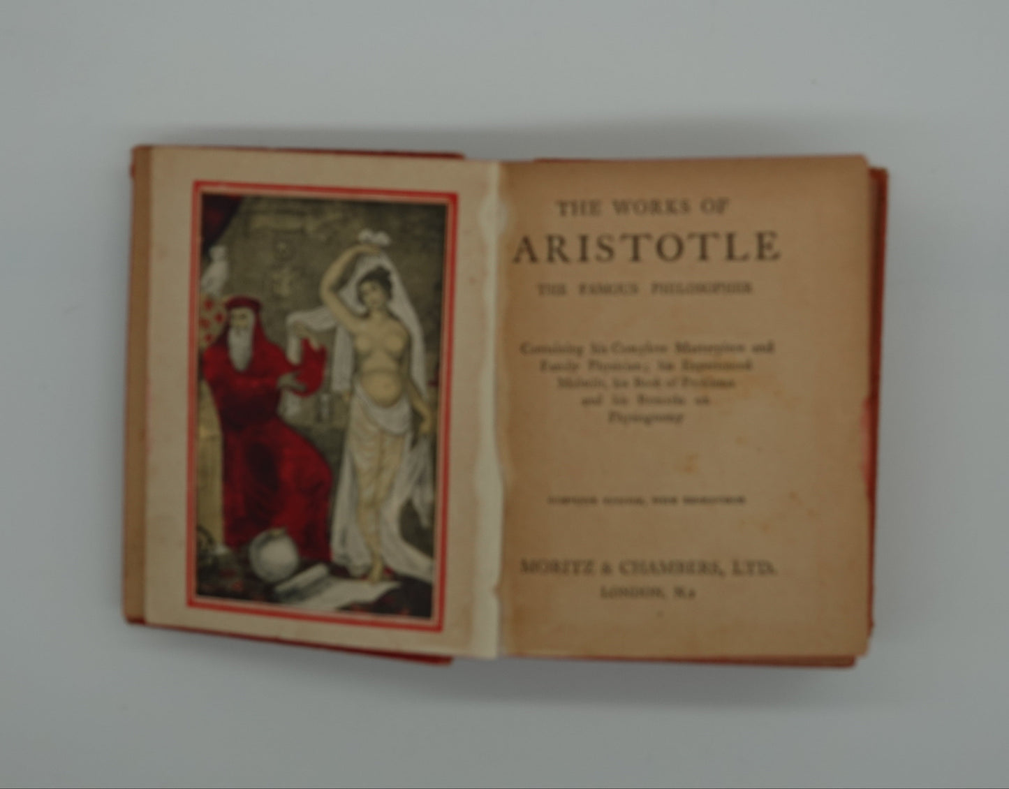 A quirky rare find.... The Works of Aristotle - Containing his Complete Masterpiece and Family Physician; his Experienced Midwife, his Book of Problems and his Remarks on Physiognomy