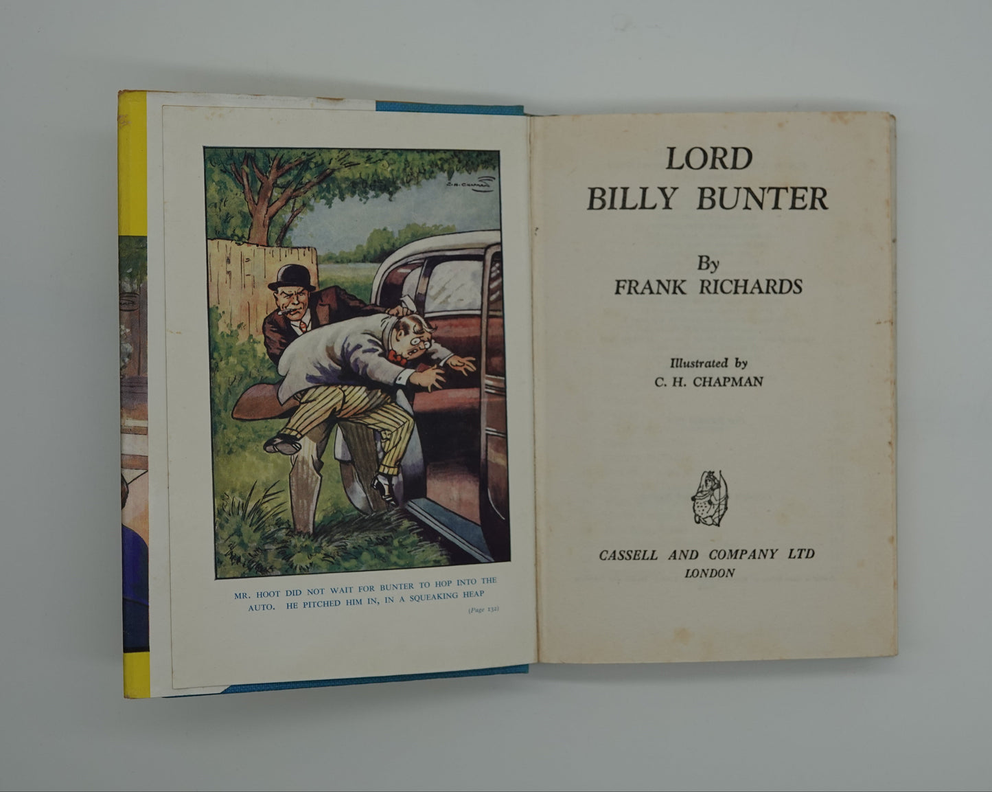 Very tidy first edition of Lord Billy Bunter by Frank Richard, 1956