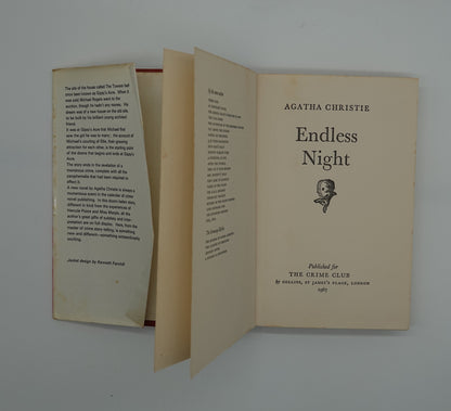 First edition of Agatha Christie's Endless Night