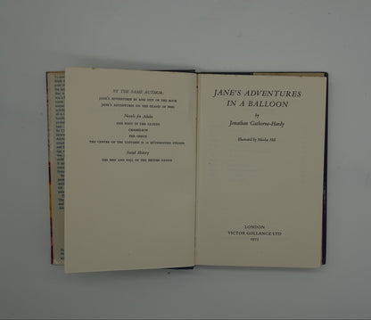 Fifty year old first edition children's fiction... Jane's Adventures in a Balloon