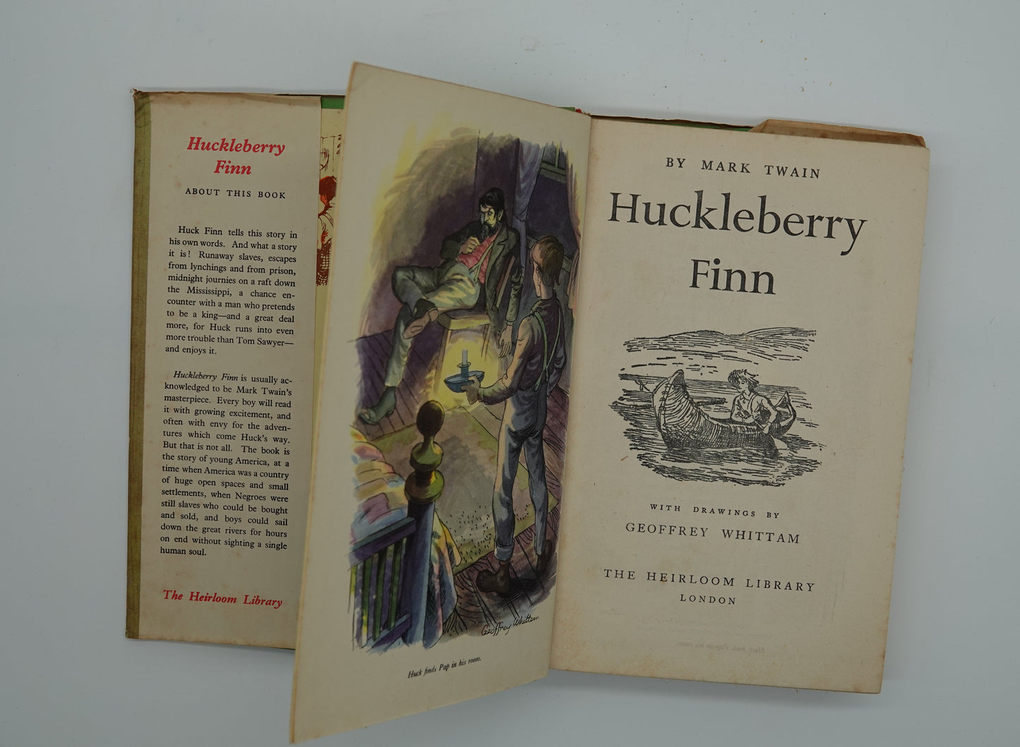 The Adventures of Huckleberry Finn, a very tidy 1954 edition