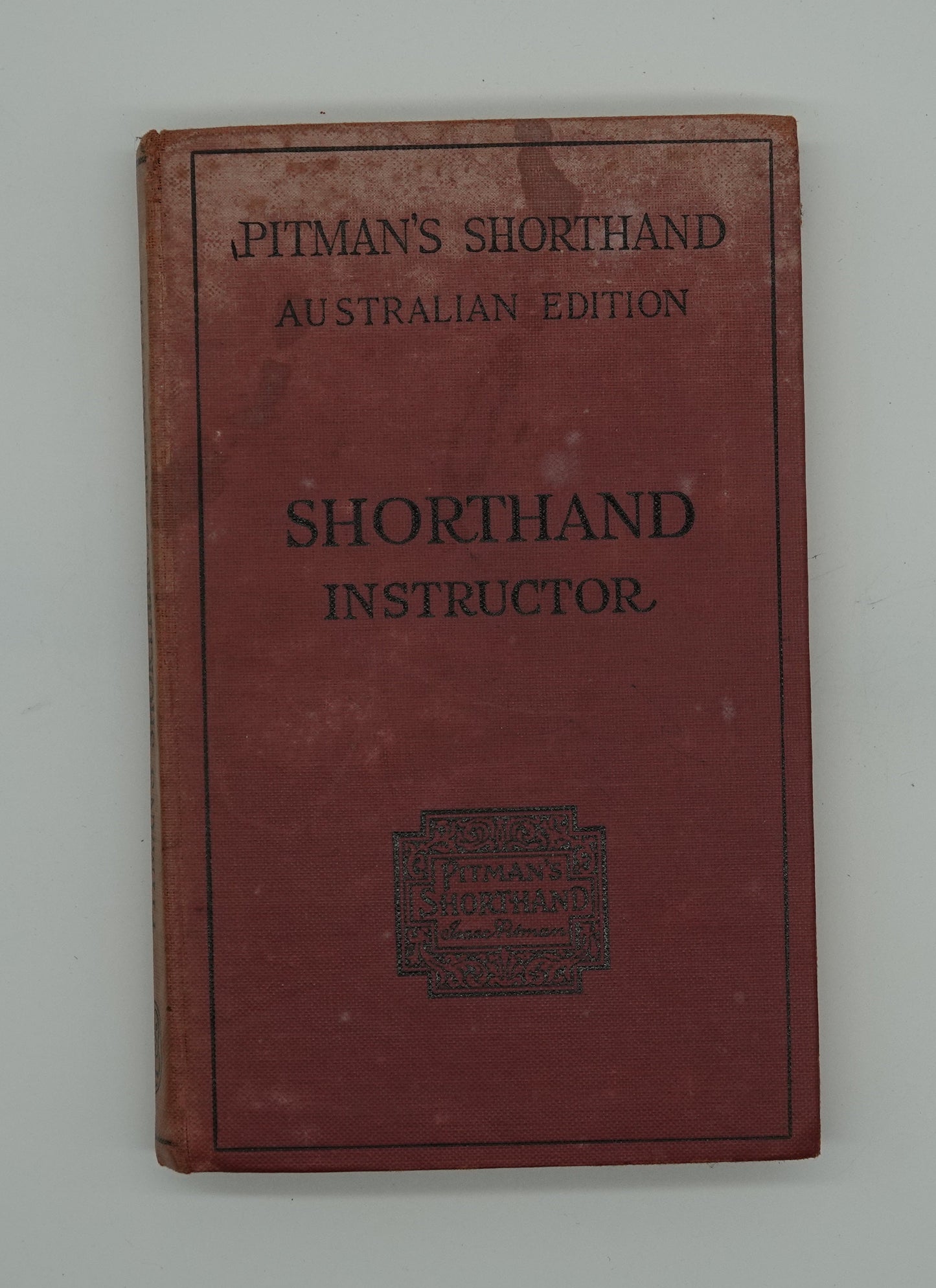 Phonography anyone? A scarce copy of Pitman's Shorthand Instructor from the 1930's