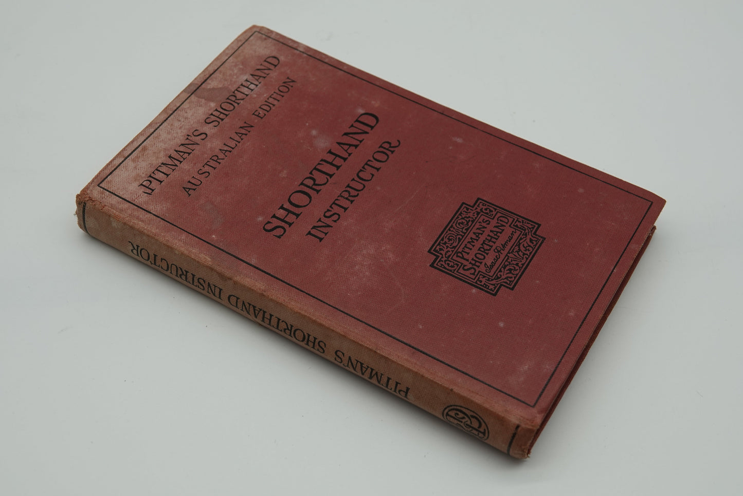 Phonography anyone? A scarce copy of Pitman's Shorthand Instructor from the 1930's