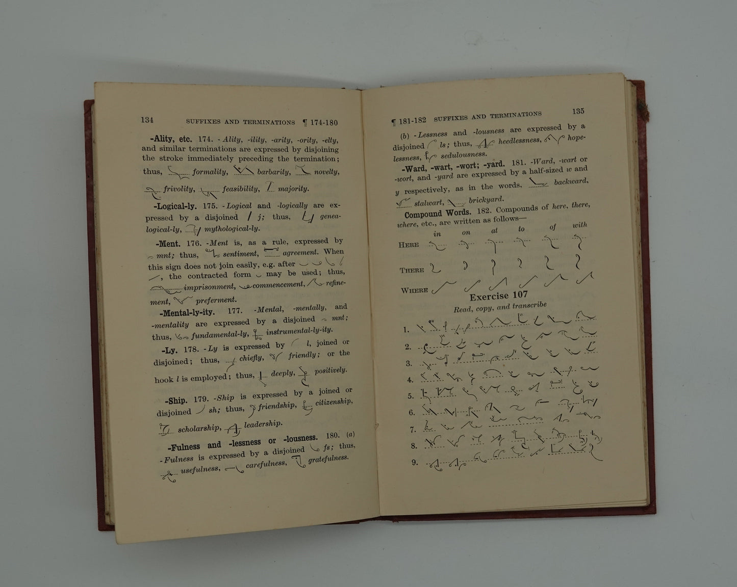 Phonography anyone? A scarce copy of Pitman's Shorthand Instructor from the 1930's