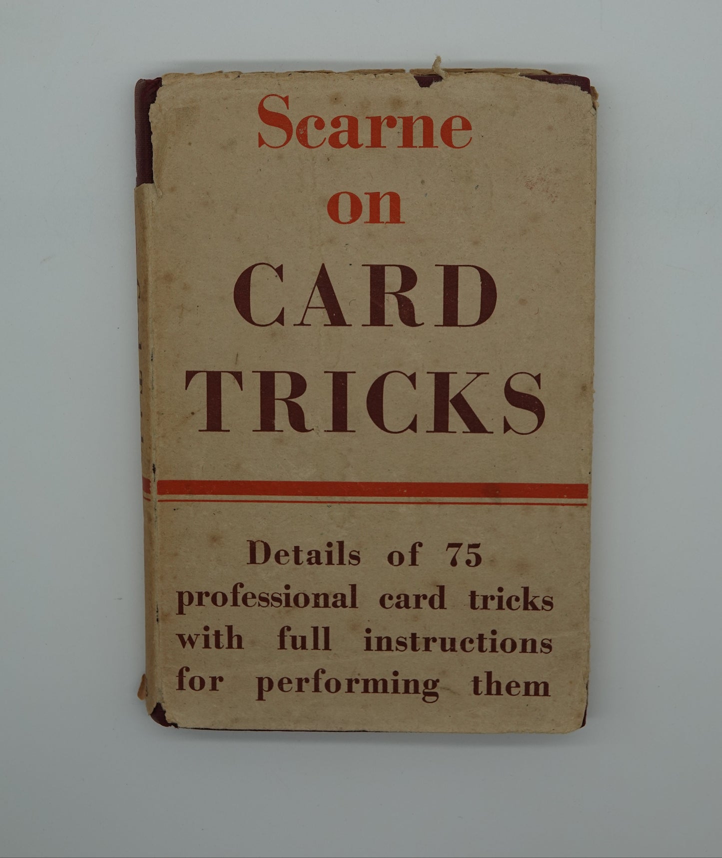 A scarce copy of Scarne on Card Tricks, first edition 1953