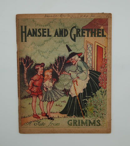 A rare vintage illustrated copy of Hansel and Grethal